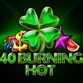 40 Burning Hot logo by Amusnet Interactive at Spinjo Casino40 Burning Hot
