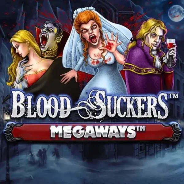 Blood Suckers Megaways logo – Slots by Red Tiger Gaming at Spinjo Casino