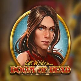 Slots logo of Cat Wilde and the Doom of Dead from Play'n GO at Spinjo Casino