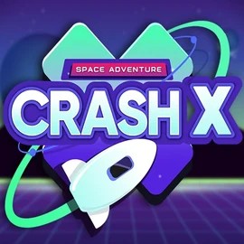 Logo of Crash X from Turbo Games at Spinjo Casino