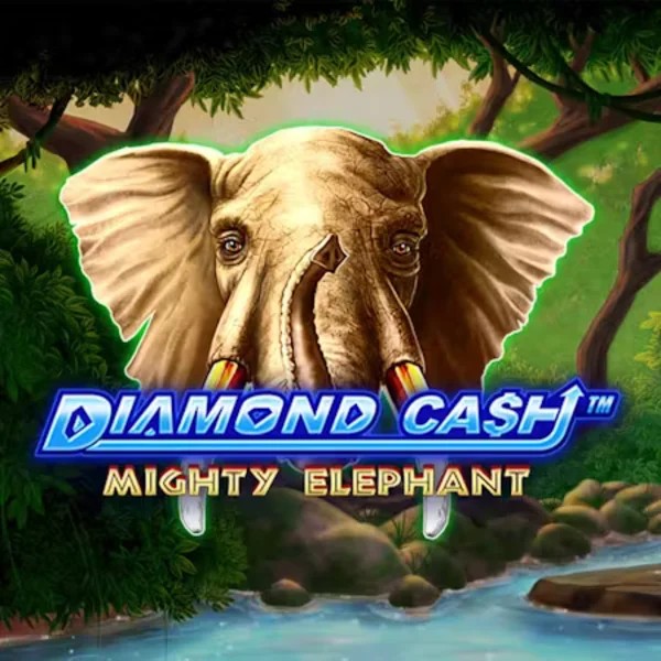 Diamond Cash Mighty Elephant online game logo by Greentube on spinjo.se