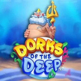 Dorks of the Deep slot logo by Hacksaw Gaming at Spinjo CasinoDorks of the Deep
