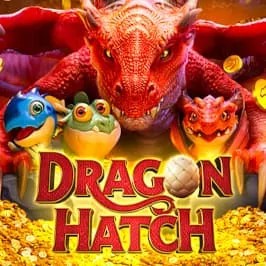 Dragon Hatch by PG Soft, showcased at spinjo.se – game logo