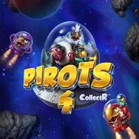 Pirots 4 casino game by ELK Studios – featured logo at Spinjo Casino