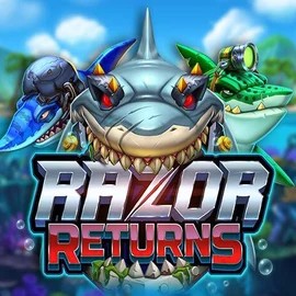Logo of Razor Returns from Push Gaming at Spinjo Casino
