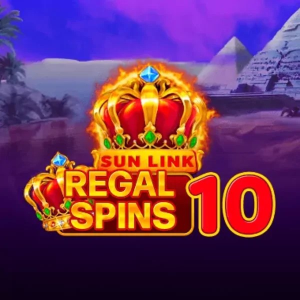 Regal Spins 10 logo by PatePlay Spinjo Casino