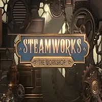 Logo of Steamworks The Workshop from Peter & Sons at Spinjo Casino